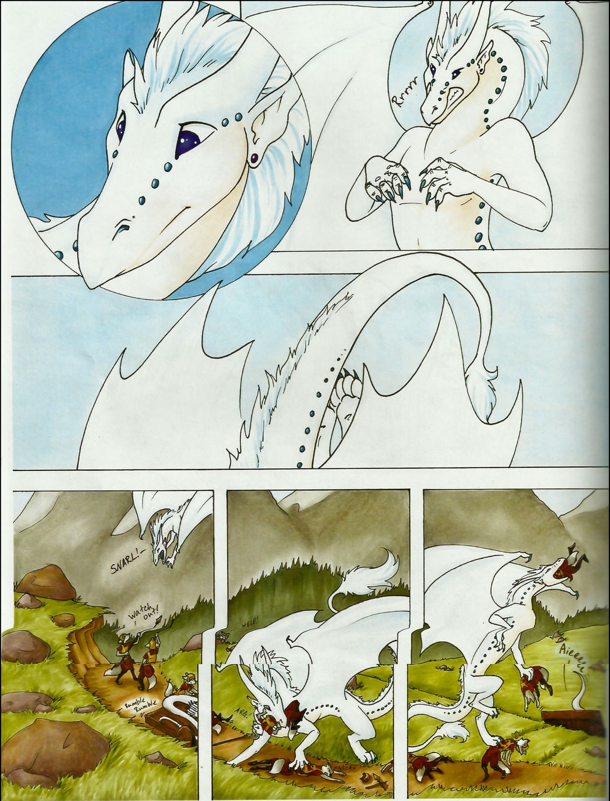 Порно комиксы про дракона фото 119